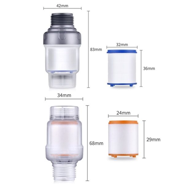Household Washing Machine Electrical Water Heater Water Purification Filter With 6 Cartridges, Style: Faucet Filter - Image 4
