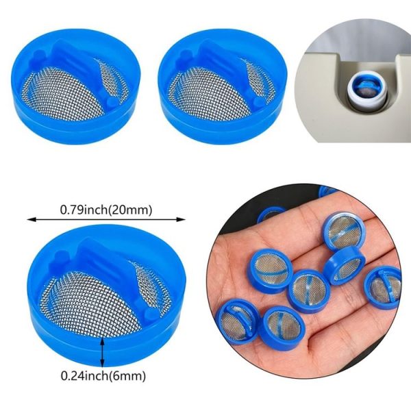 2pcs Universal Automatic Washing Machine Water Inlet Valve Port Stainless Steel Filter - Image 4