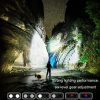 Mini Type-C Rechargeable Outdoor Keychain Light Flashlight (Lamp Head Rotatable Black) - Image 8