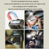 Mini Type-C Rechargeable Outdoor Keychain Light Flashlight (Lamp Head Rotatable Black) - Image 9