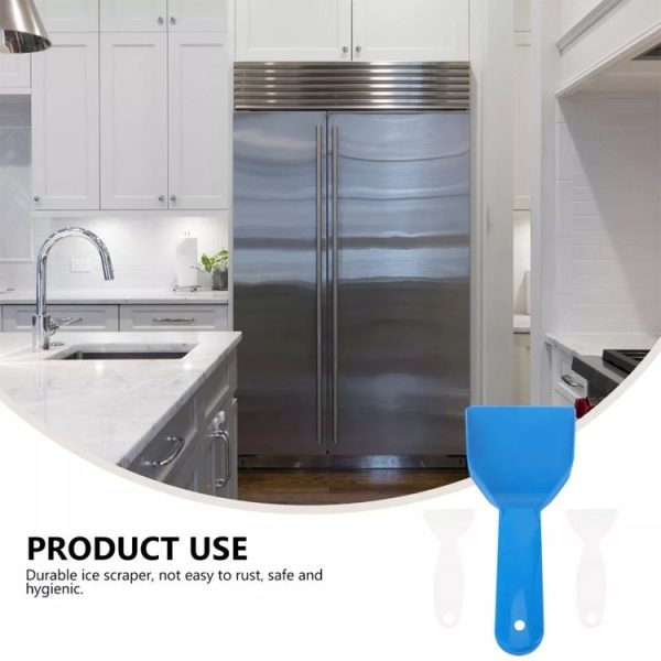 Home Refrigerator Ice Remover Kitchen Cleaning Spatula Tool, Style: White Medium - Image 4