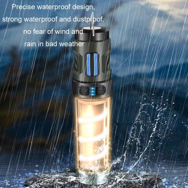 3 In 1 LED Mosquito Repellent Camping Light Magnetic Outdoor Tent Light (AH06) - Image 9