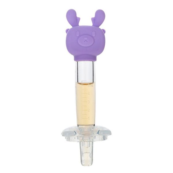 Children Cartoon Medicine Feeder Portable Dropper Baby Water And Liquid Feeder (Pink) - Image 3