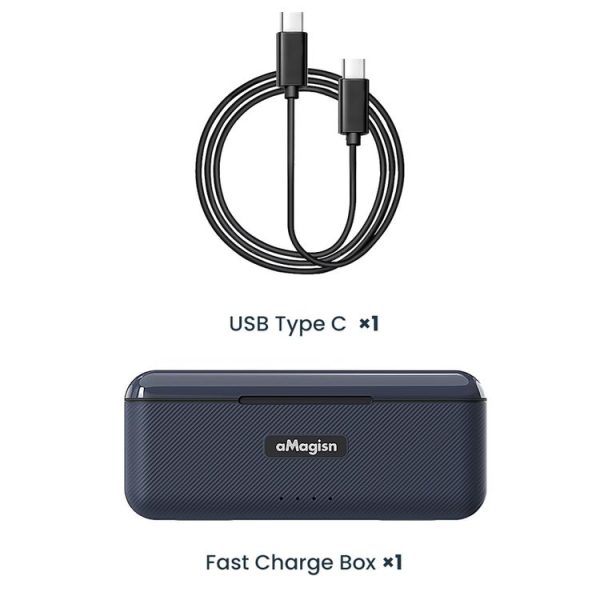 AMagisn Portable Fast Charge Hub For GoPro HERO12 Black / HERO11 Black / HERO10 Black / HERO9 Black - Image 14