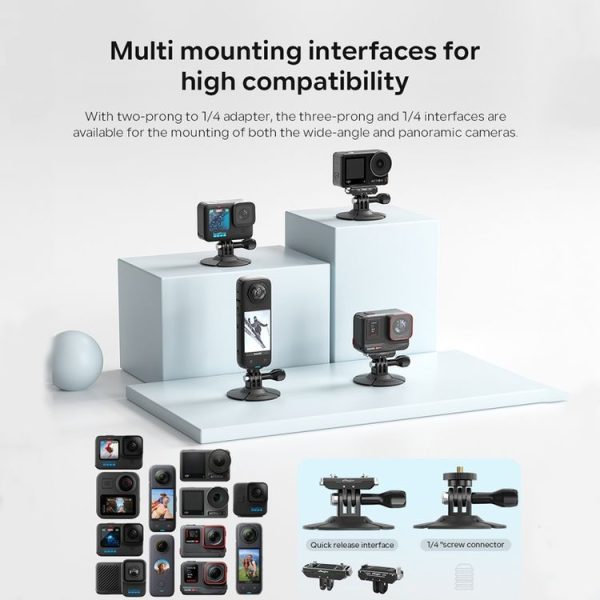 AMagisn Flexible Adhesive Mount for DJI / GoPro / Insta360 and Other Action Cameras - Image 5