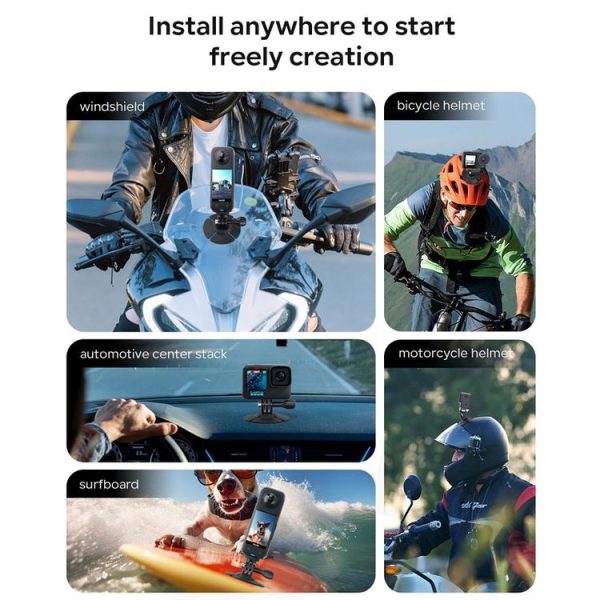 AMagisn Flexible Adhesive Mount for DJI / GoPro / Insta360 and Other Action Cameras - Image 7