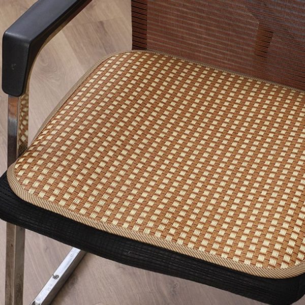 Summer Office Seat Cushion Chair Pad Double Thickened Cooling Mat Home Sofa Cushion, Size: 30x30cm (Square Rattan) - Image 8