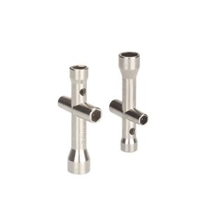 2pcs 3D Printer Cross Wrench Mini Socket M2 / M2.5 / M3 / M4 Screw Nut Tool