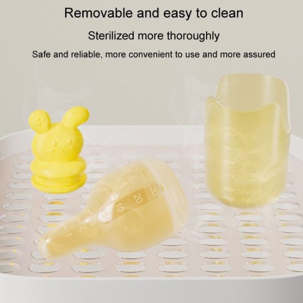 Baby Pacifier Medicine Feeder Pressing Infant Feeding Dropper Silicone Water Feeder (Yellow) - Image 8