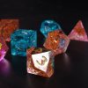 Silicone Dice Resin Molds with 7 Standard Polyhedral Stereoscopic Dice Cavities - Image 7