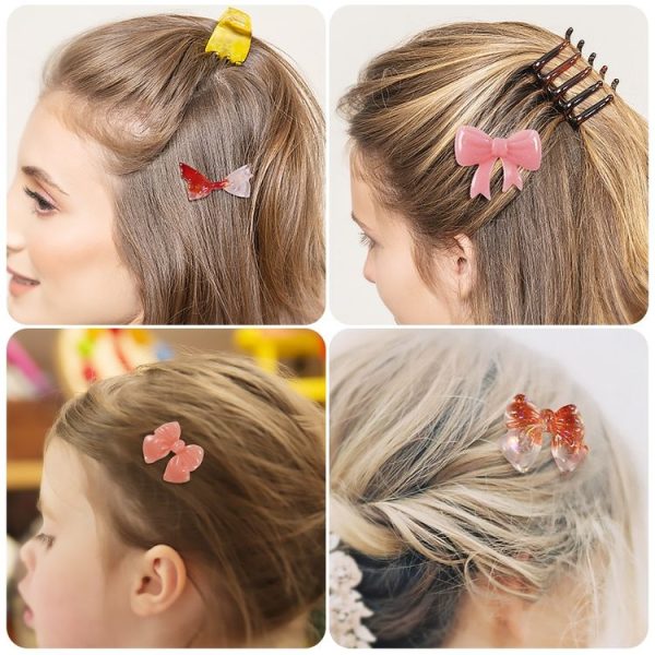 Bowknot Hairpin Jewelry Silicone Molds DIY Epoxy Resin Casting Mould Style 003 - Image 4