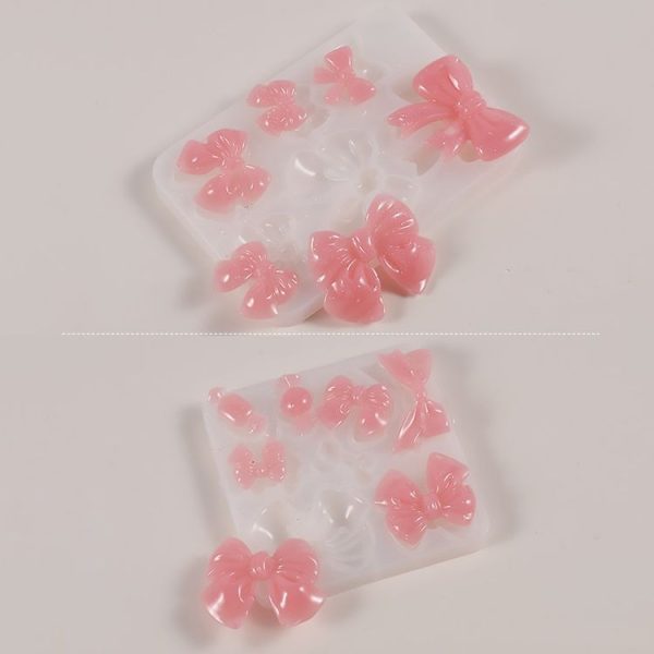 Bowknot Hairpin Jewelry Silicone Molds DIY Epoxy Resin Casting Mould Style 003 - Image 5