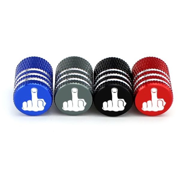 4pcs Laser Ioon Car Tire Modification Universal Valve (Blue) - Image 2