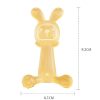 Bunny Baby Teether BPA Free Food-Grade Silicone Teether Infant Teething Stick Anti-Eating Hand, Color: Nano Color - Image 3