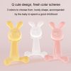 Bunny Baby Teether BPA Free Food-Grade Silicone Teether Infant Teething Stick Anti-Eating Hand, Color: Nano Color - Image 4