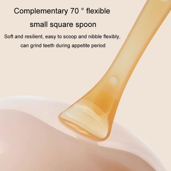 Baby Silicone Spoon Infant Silicone Feeding Spoon Soft Children Tableware, Specification: With Box - Image 8