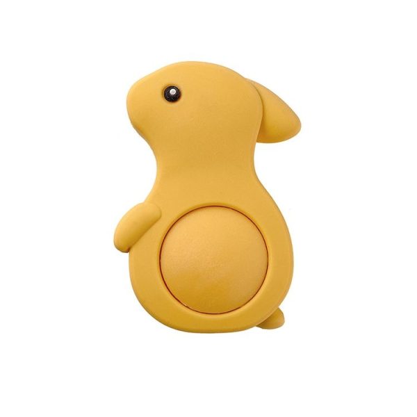 Children Safety Door Resistor Silicone Cartoon Anti-Pinch Door Stopper, Style: Rabbit