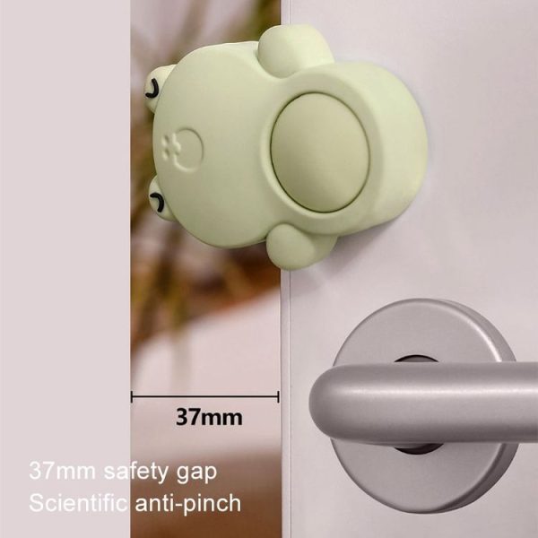 Children Safety Door Resistor Silicone Cartoon Anti-Pinch Door Stopper, Style: Rabbit - Image 4