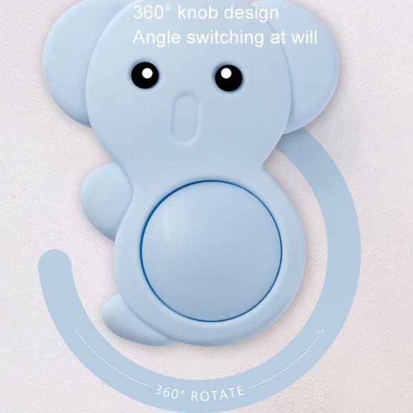 Children Safety Door Resistor Silicone Cartoon Anti-Pinch Door Stopper, Style: Rabbit - Image 5