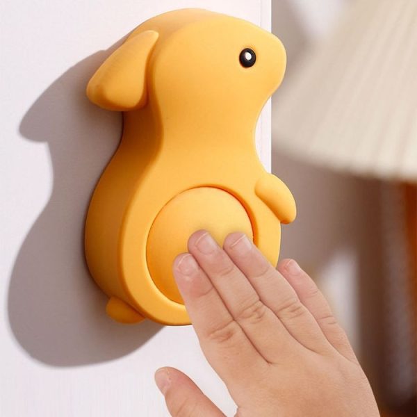 Children Safety Door Resistor Silicone Cartoon Anti-Pinch Door Stopper, Style: Rabbit - Image 6
