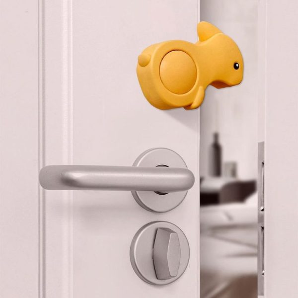 Children Safety Door Resistor Silicone Cartoon Anti-Pinch Door Stopper, Style: Rabbit - Image 7