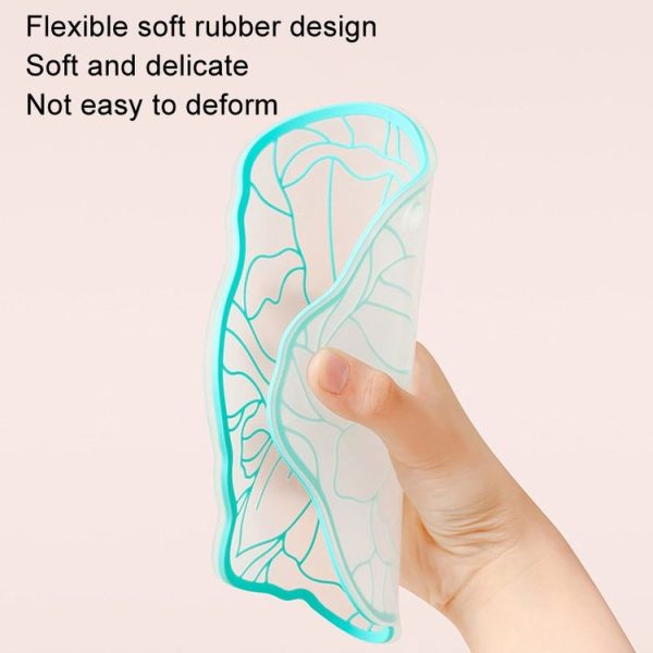 19cm Simple Heat Insulation Anti-Scald Table Mat Anti-Slip Oil Resistant Easy Clean Bowl Coaster (Lan Se ) - Image 6