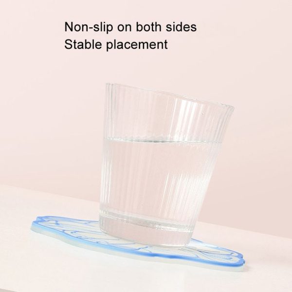 19cm Simple Heat Insulation Anti-Scald Table Mat Anti-Slip Oil Resistant Easy Clean Bowl Coaster (Lan Se ) - Image 7