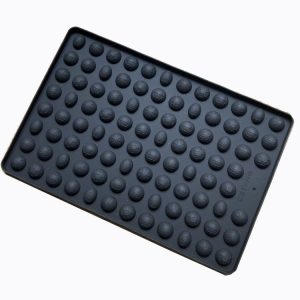 94-Cavity Sport Balls Silicone Molds For Making Fondant Cake Chocolate Candy Cookie Treat (Black)