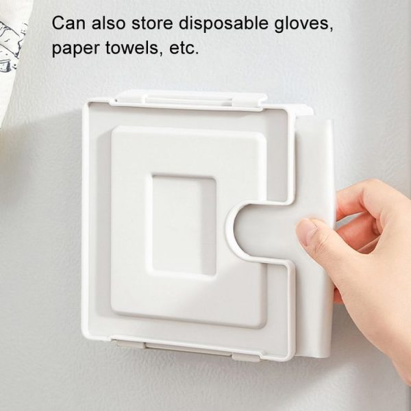 Magnetic Coffee Filter Organizer Refrigerator Coffee Machine Filter Holder (White) - Image 10