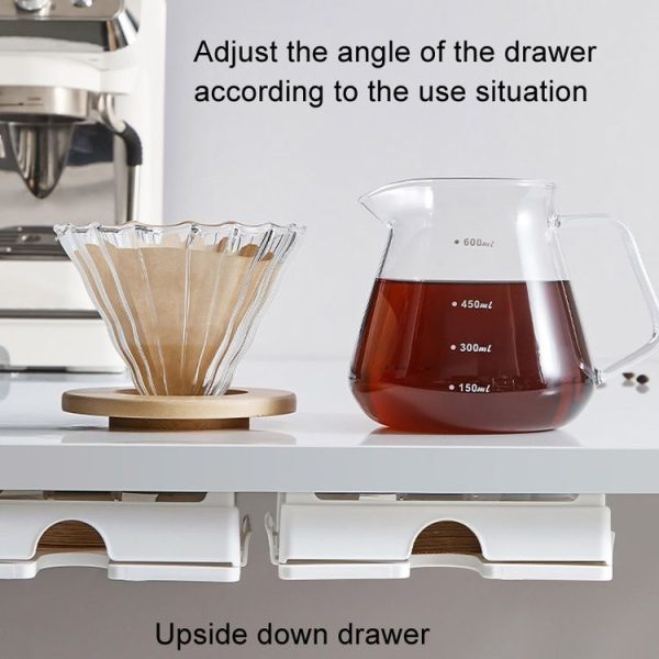Magnetic Coffee Filter Organizer Refrigerator Coffee Machine Filter Holder (White) - Image 8