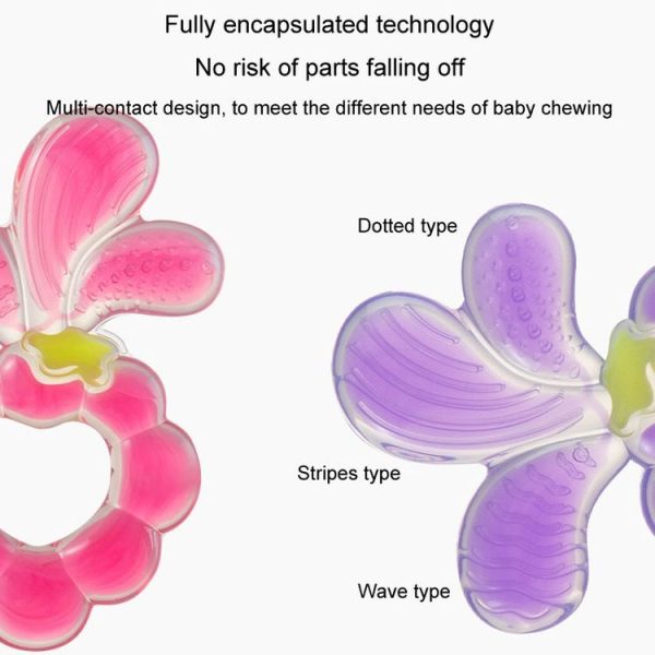 Baby Food-Grade Silicone Grape Teether Toddler Teething Sticks Fruit Silicone Nibbles, Color: Purple - Image 4