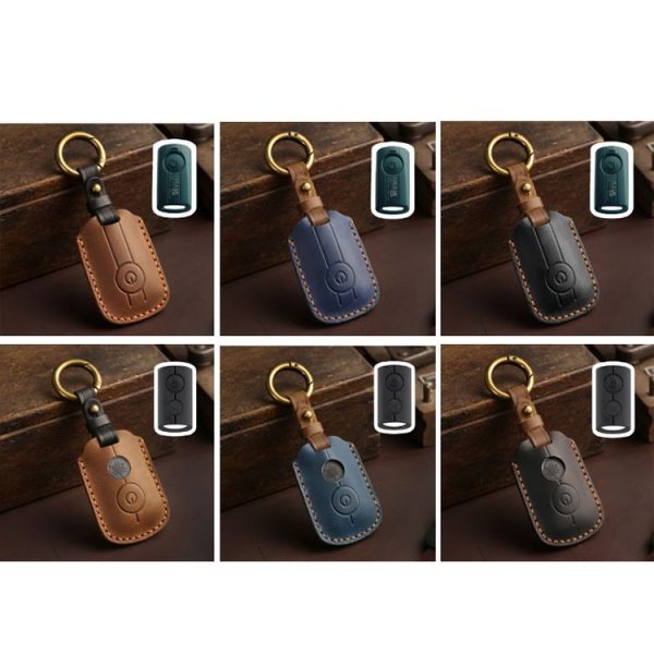 YAMAHA NMAX155 / XMAX300 / Aerox / Jauns Hallmo Motorcycle Key Cover, Color: 1 Key Brown Hollowed - Image 2