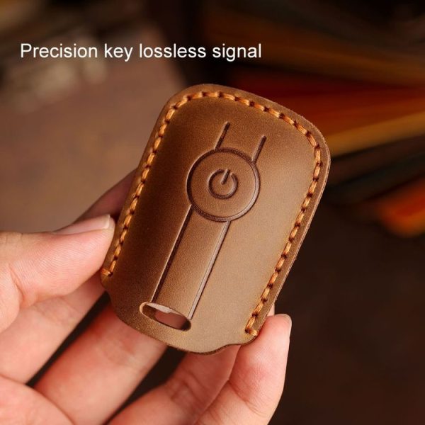 YAMAHA NMAX155 / XMAX300 / Aerox / Jauns Hallmo Motorcycle Key Cover, Color: 1 Key Brown Hollowed - Image 4
