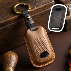 Kymco S350 Hallmo Motorcycle Smart Remote Control Key Bag (Brown)