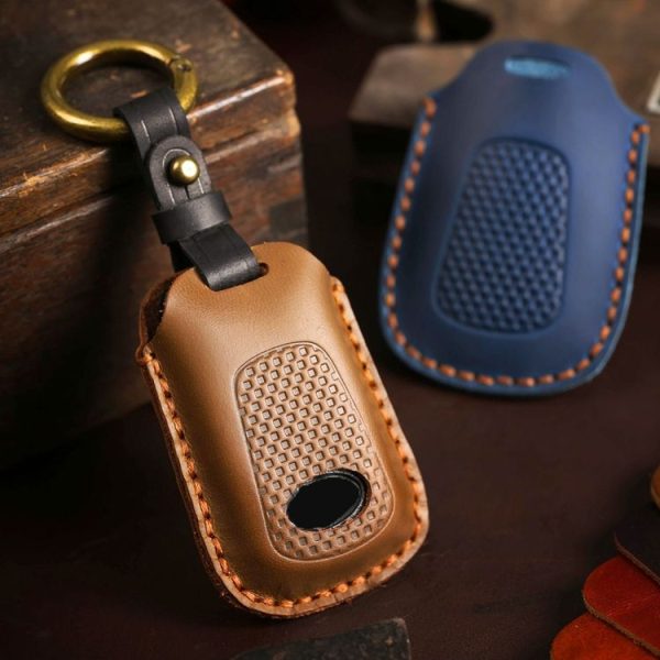 Kymco S350 Hallmo Motorcycle Smart Remote Control Key Bag (Brown) - Image 4