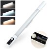Rechargeable Under Cabinet LED Motion Sensor Night Light with Digital Display 1200mAH (Silver)