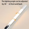 Rechargeable Under Cabinet LED Motion Sensor Night Light with Digital Display 1200mAH (Silver) - Image 10