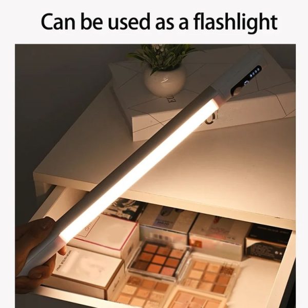 Rechargeable Under Cabinet LED Motion Sensor Night Light with Digital Display 1200mAH (Silver) - Image 11