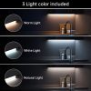Rechargeable Under Cabinet LED Motion Sensor Night Light with Digital Display 1200mAH (Silver) - Image 4