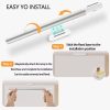 Rechargeable Under Cabinet LED Motion Sensor Night Light with Digital Display 1200mAH (Silver) - Image 6