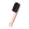 Long-Handed Soft Shoe Brush Contrasting Color Laundry Brush Does Not Hurt Shoe Home Clean Brush Shoe Washing Brush Set (Pink)