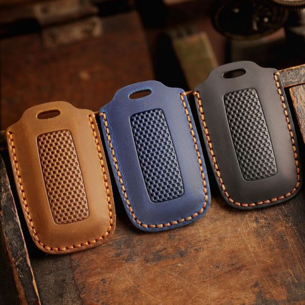 Honda NS125LA / Lead125 / PCX160 / Forza 350 Hallmo Motorcycle Key Case, Color: 2 Keys Brown - Image 2