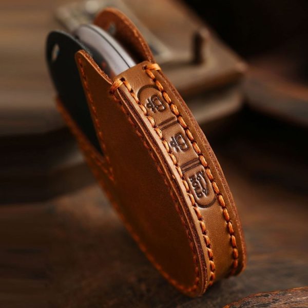 Korean Hyundai Hallmo Car Handmade Key Bag, Color: 5 Keys Brown - Image 5