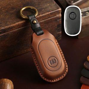 Sanyang Hallmo Motorcycle Remote Key Protective Case (Brown)
