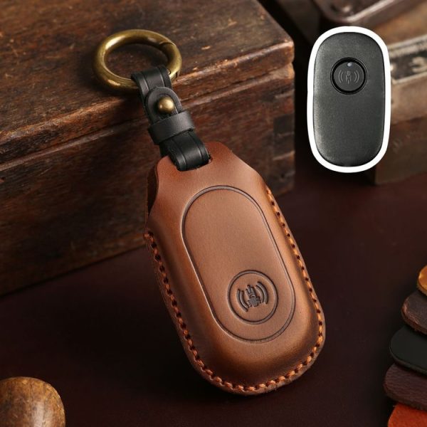 Sanyang Hallmo Motorcycle Remote Key Protective Case (Brown)