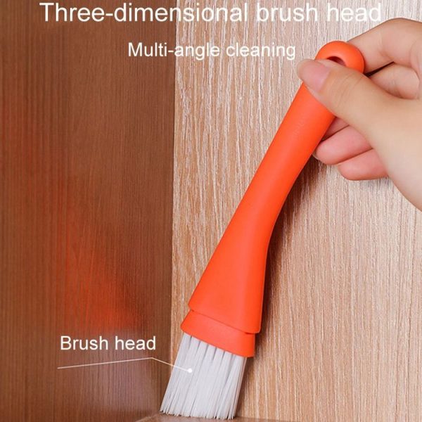 Household Windows Cleaning Crevice Brush Door And Window Crevice Brush Set (White) - Image 6