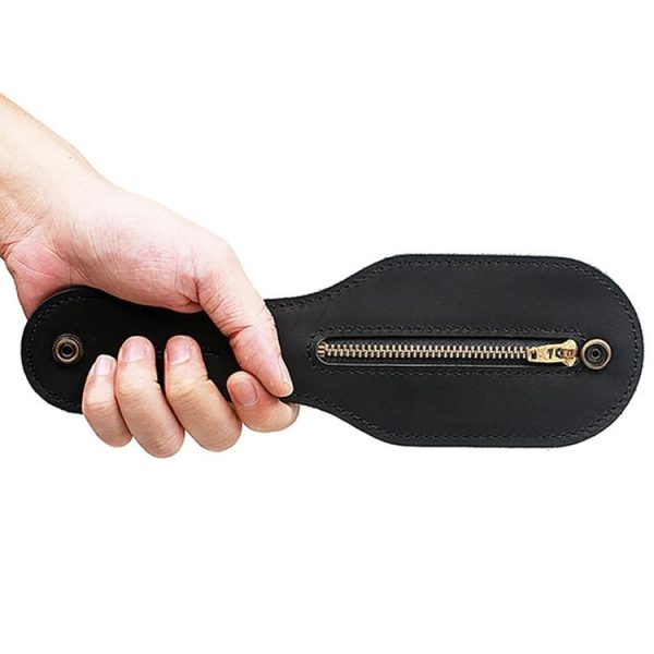 Coin Purse Portable Storage Leather Case Tool Bag (Blue) - Image 4