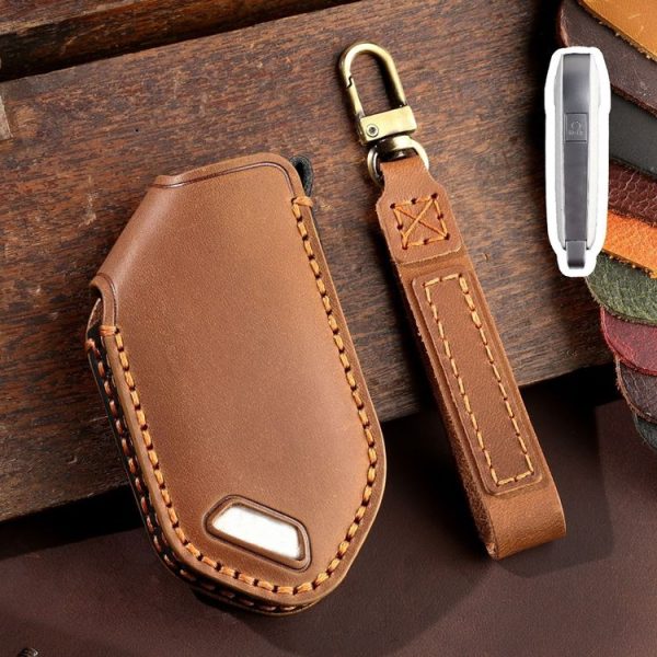 Kia 2024 Hallmo Car Key Protective Cover, Color: 5 Keys Brown
