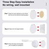 Rechargeable LED Motion Sensor Wireless Spotlight With Remote Control 1200mAH White - Image 10