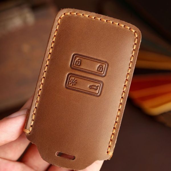 Renault Koleos 2022 Hallmo Car Key Case (Brown) - Image 5